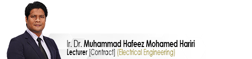 Staf EE Pensyarah Junior Ir. Dr. Muhammad Hafeez Mohamed Hariri