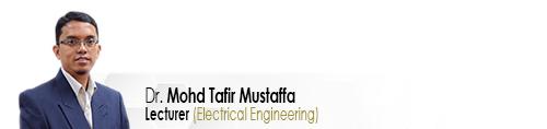 Staf EE Pensyarah Senior Dr. Mohd Tafir Mustaffa