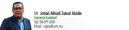 Staf EE Pentadbiran Pembantu Am Mr Johari Alhadi Zainal Abidin