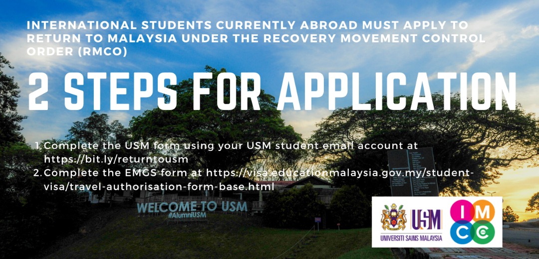 Announcement to International Students Travelling Back to Malaysia