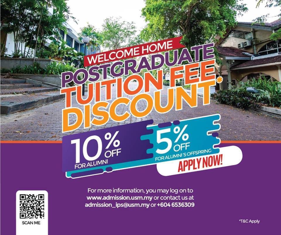 Postgraduate Tuition Fee Discount