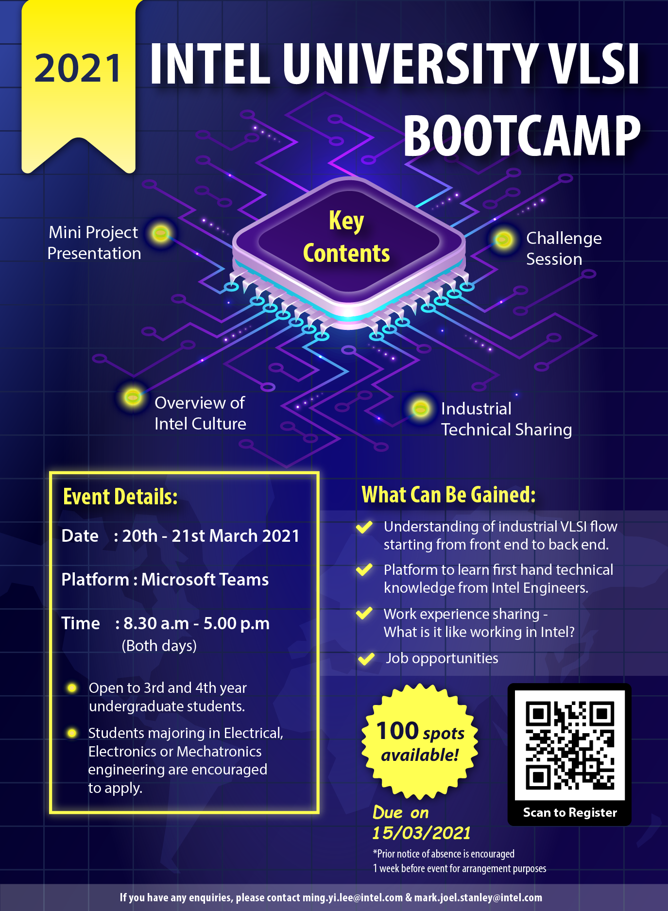 2021 0309 Intel University VLSI Bootcamp