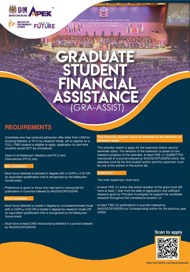 2021 0401 Graduate Student Financial Assistance GRA ASSIST