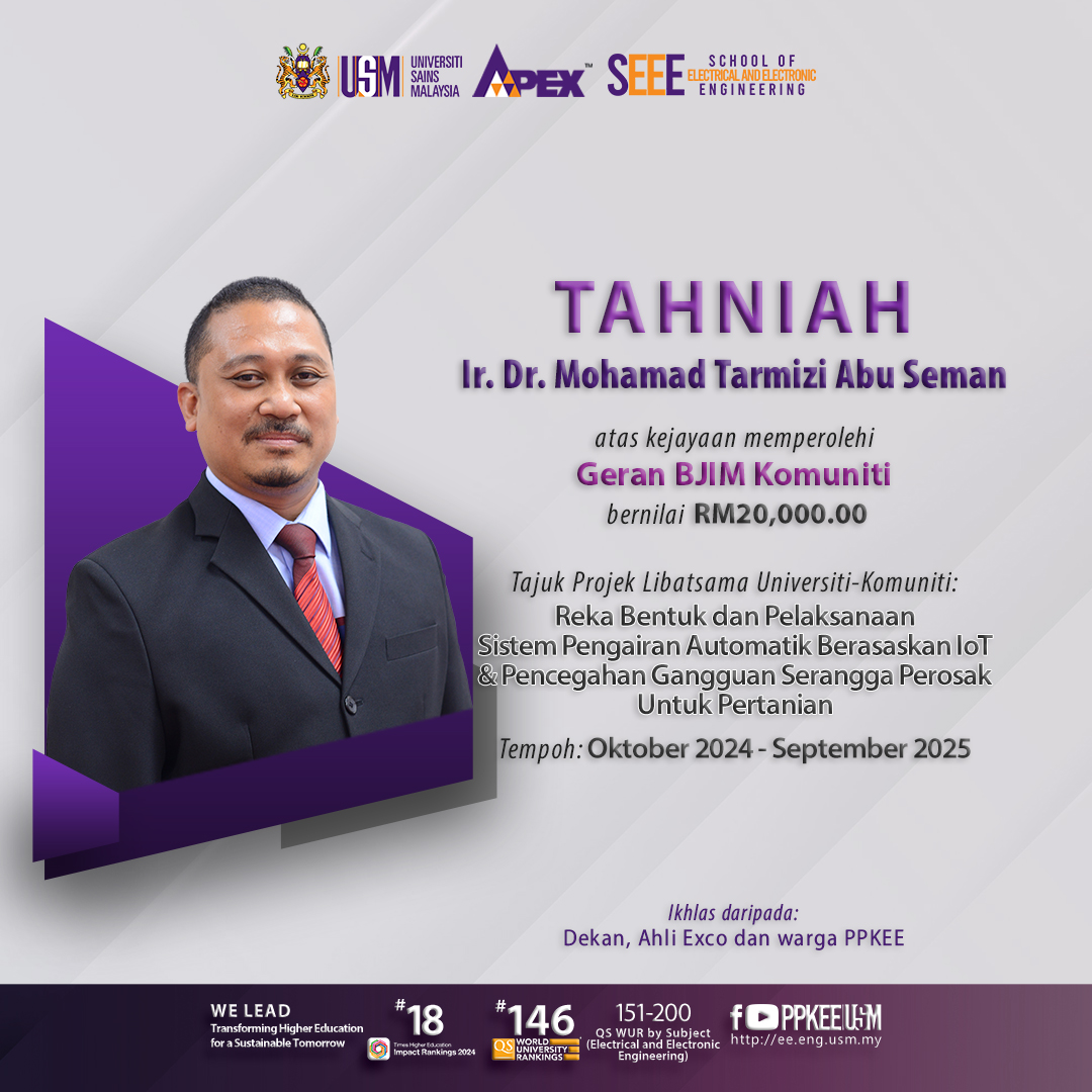 2024 1115 Poster 1080x1080 Tahniah Ir. Dr. Tarmizi Geran BJIM