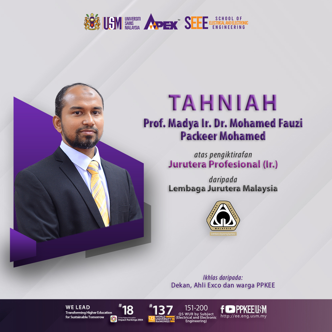 2025 0109 Poster 1080x1080 Tahniah PM Ir. Dr. Mohamed Fauzi Packeer Mohamed Professional Engineer Ir