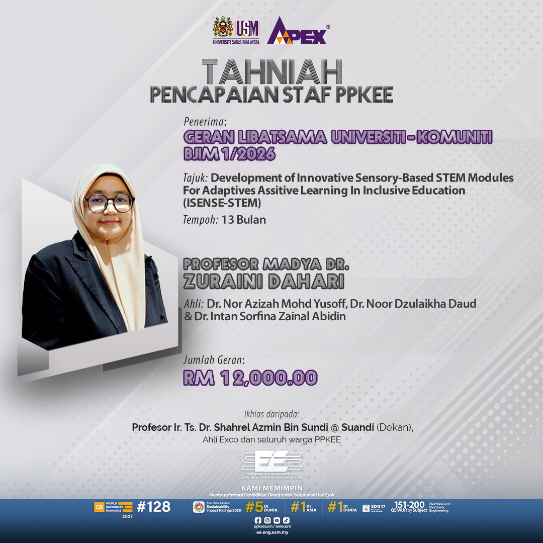 2026 0914 Poster 1080x1080 Tahniah Peneriman Geran BJIM Dr. Zuraini