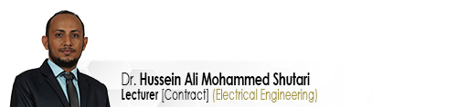 Staf EE Pensyarah Senior Dr Hussein Ali Mohammed Shutari