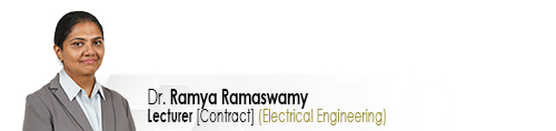 Staf EE Pensyarah Senior Dr Ramya Ramaswamy