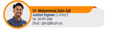 Staf EE Teknikal Pen. Jurutera Contract Mr. Muhammad Azim Azli