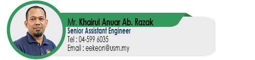 Staf EE Teknikal Pen. Jurutera JA36 Mr. Khairul Anuar Ab. Razak