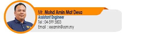 Staf EE Teknikal Pen. Jurutera Mr. Mohd Amin Mat Desa