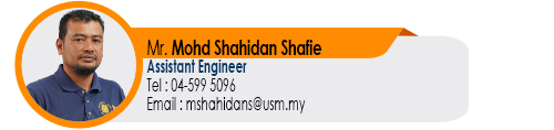 Staf EE Teknikal Pen. Jurutera Mr. Mohd Shahidan Shafie