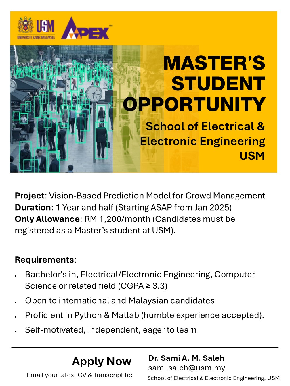 2025 0103 Poster Postgrad Opportunities Dr. Sami