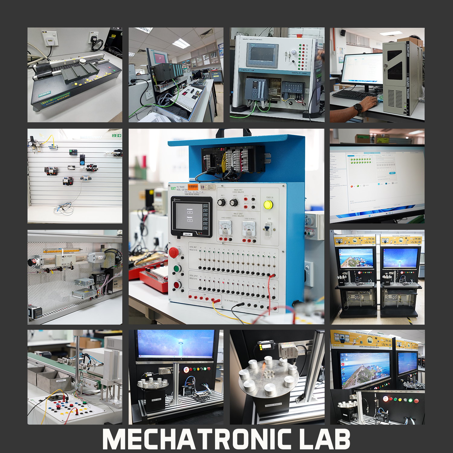 2025 0708 Photo Collage Mechatronic Lab Equipment