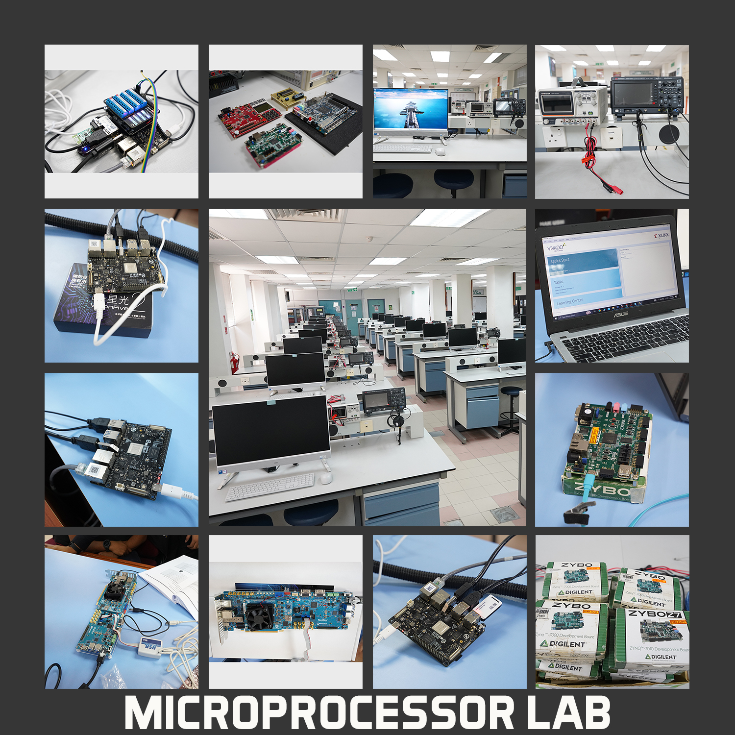 2025 0708 Photo Collage Microprocessor Lab Equipment