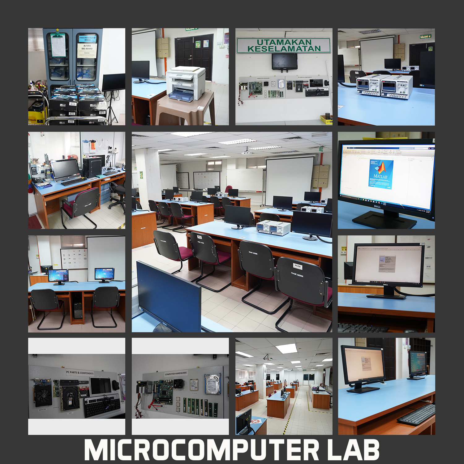 2025 0708 Photo Collage Microcomputer Lab Equipment