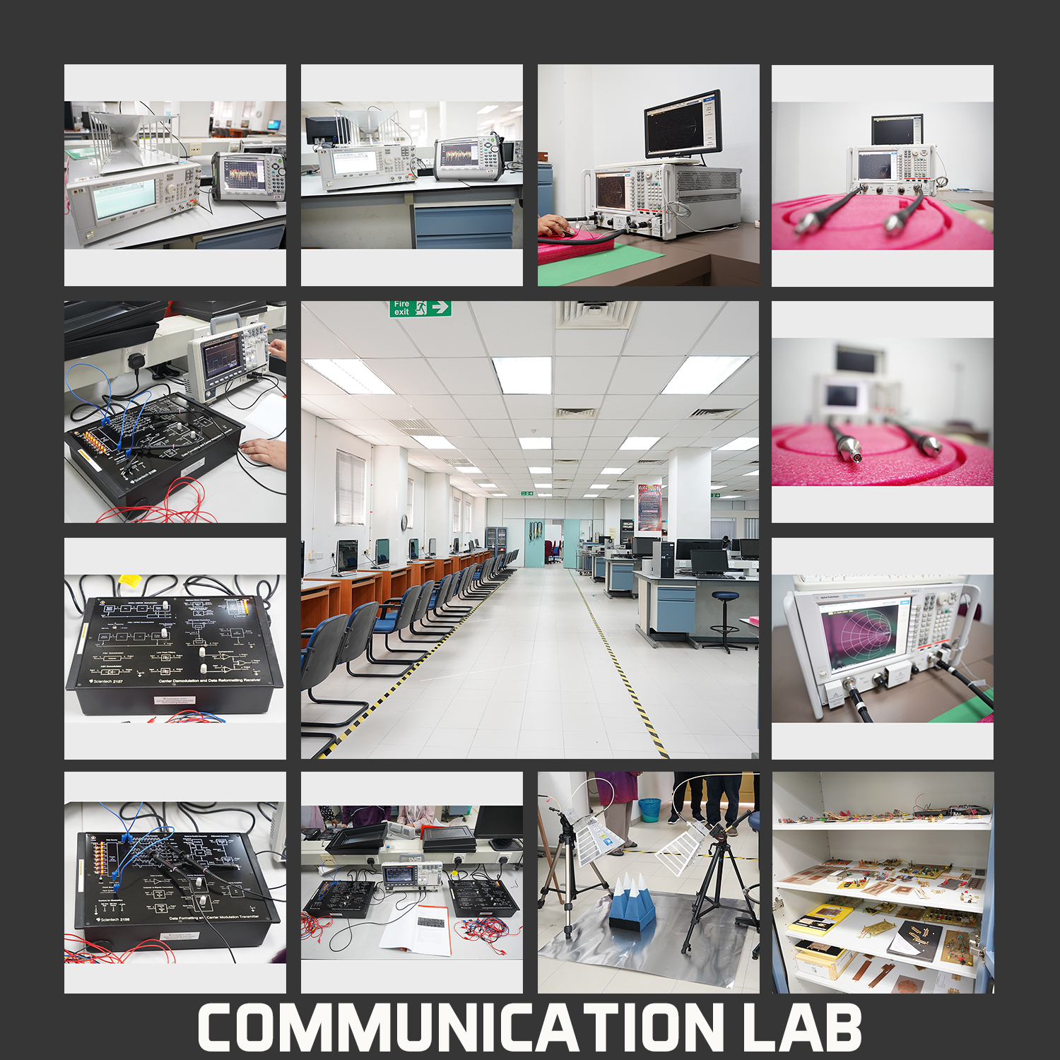 2025 0708 Photo Collage Communication Lab Equipment