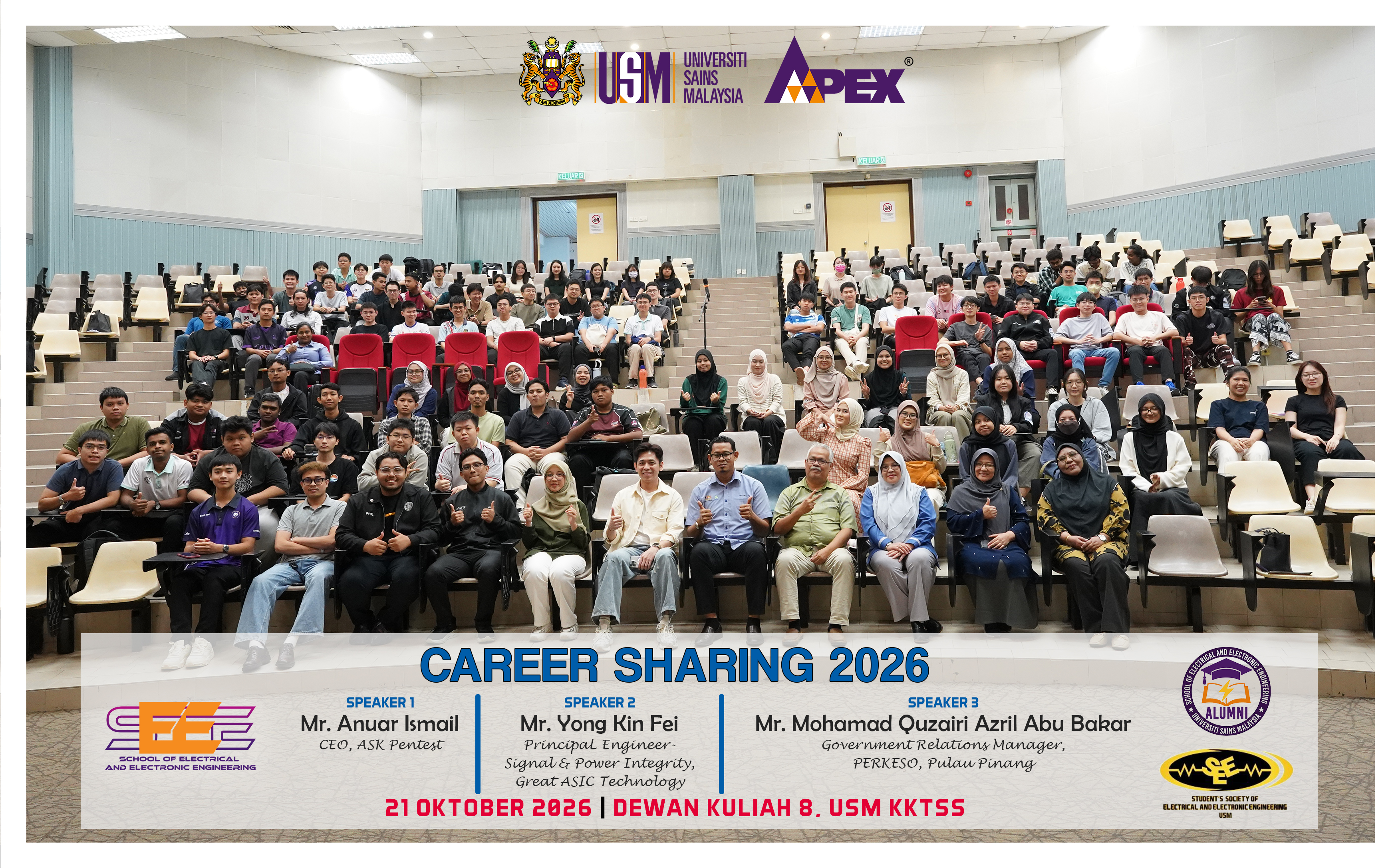 2026 1021 Group Photo Career Sharing 2026 Organised by Alumni PPKEE