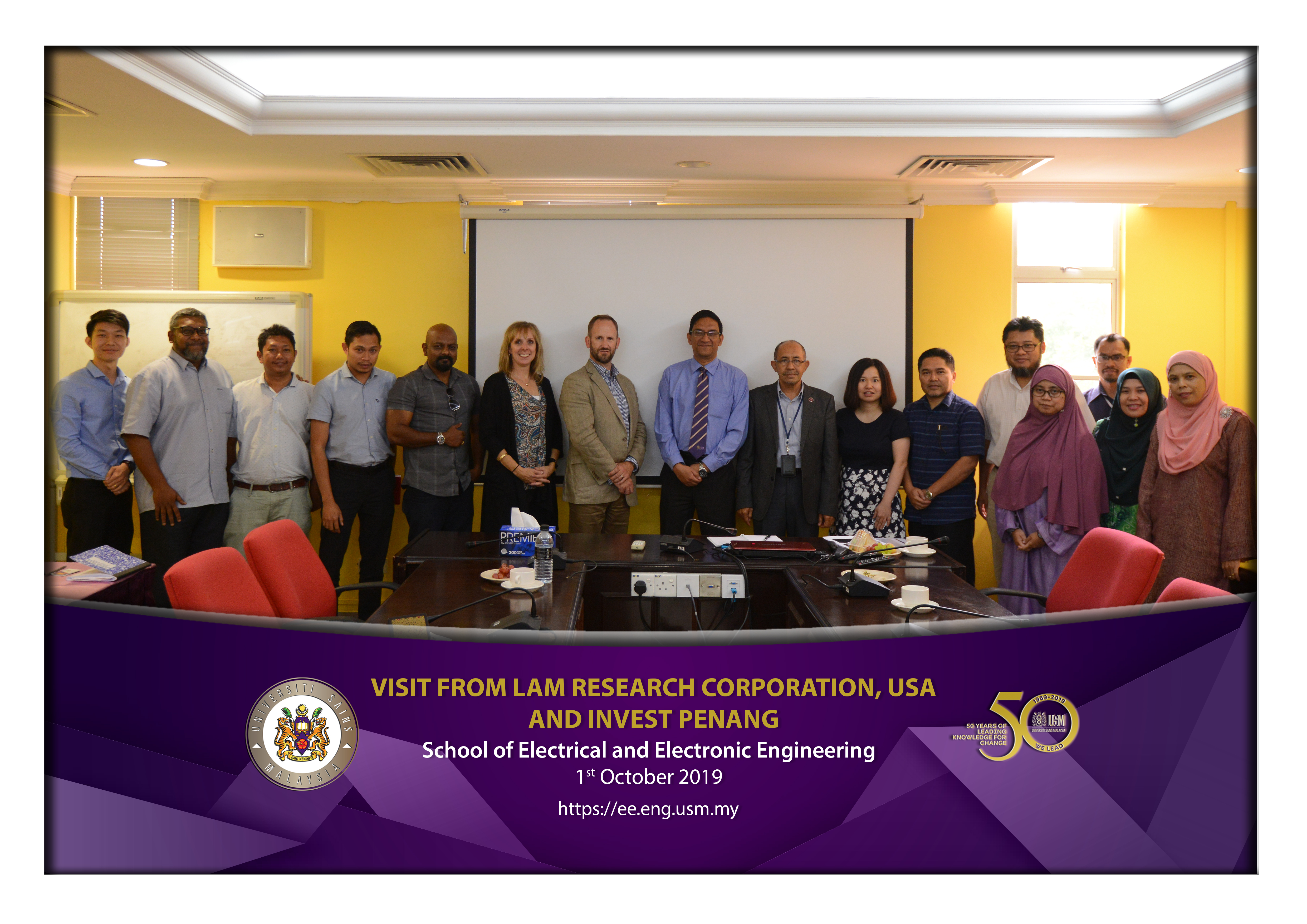 Visit from Lam Research Corporation USA and Invest Penang