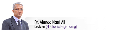 Staf EE Pensyarah Senior Dr Ahmad Nazri Ali