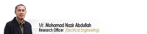 Staf EE Pegawai Penyelidik Mr Mohamad Nazir Abdullah